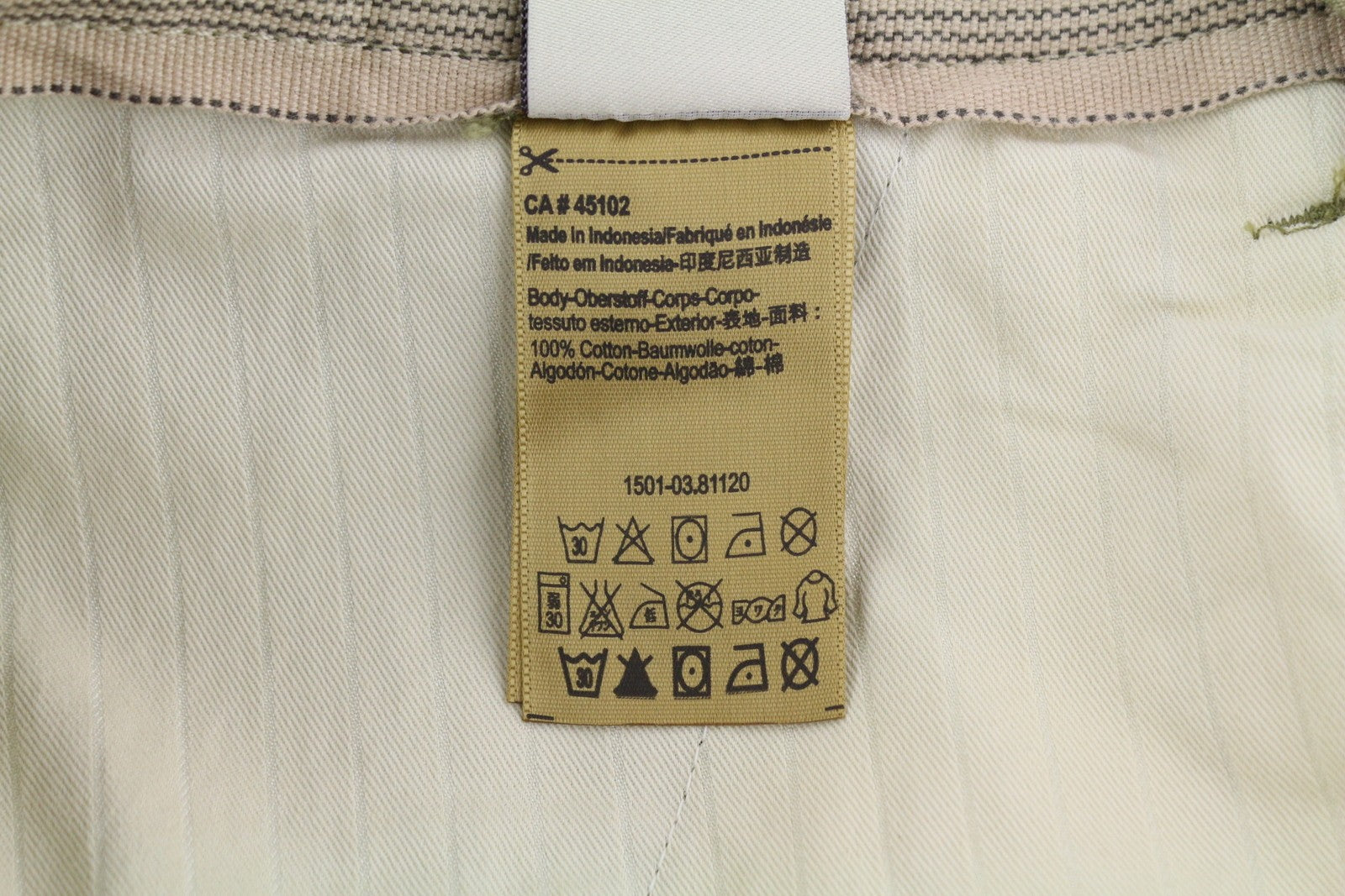 SCOTCH & SODA Men Shorts W29 Khaki Green Cargo Zip 5-Design Pockets Logo Casual