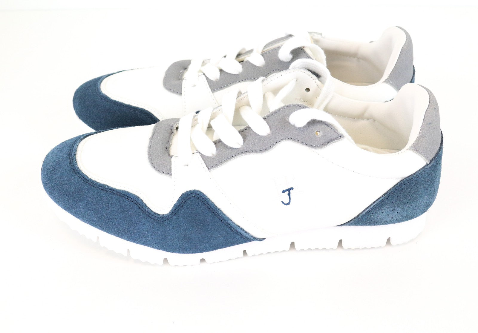 HARMONT &amp; BLAINE balti mėlyni žemapadžiai sportbačiai su raišteliais, EU40, unisex 