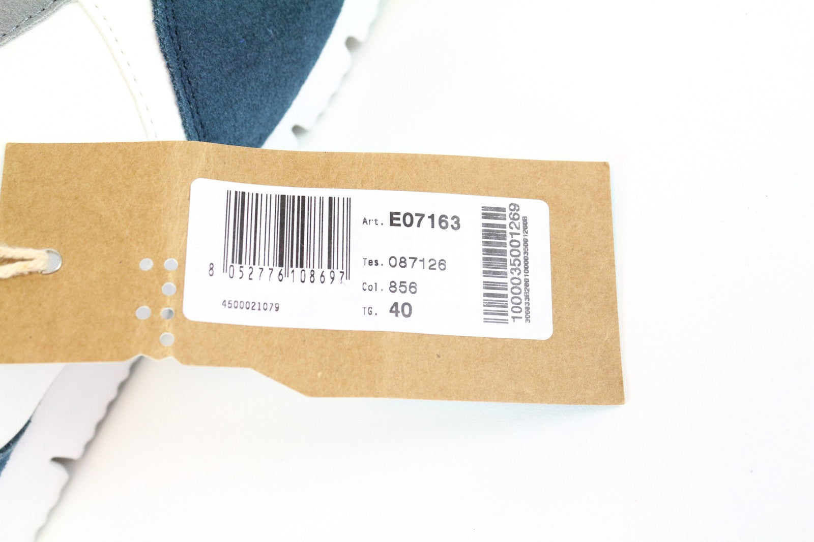 HARMONT &amp; BLAINE balti mėlyni žemapadžiai sportbačiai su raišteliais, EU40, unisex 