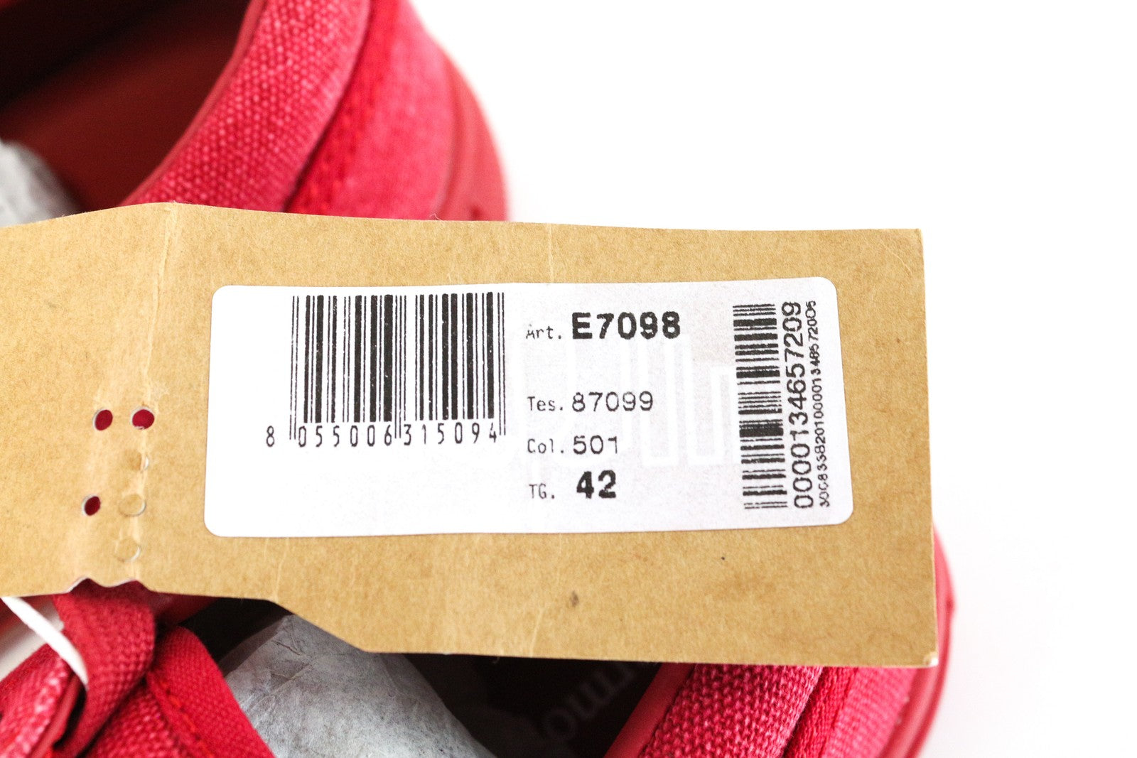 HARMONT &amp; BLAINE raudoni unisex sportbačiai su žemu viršutiniu sluoksniu, su raišteliais ir laisvalaikio stiliumi, EU42 