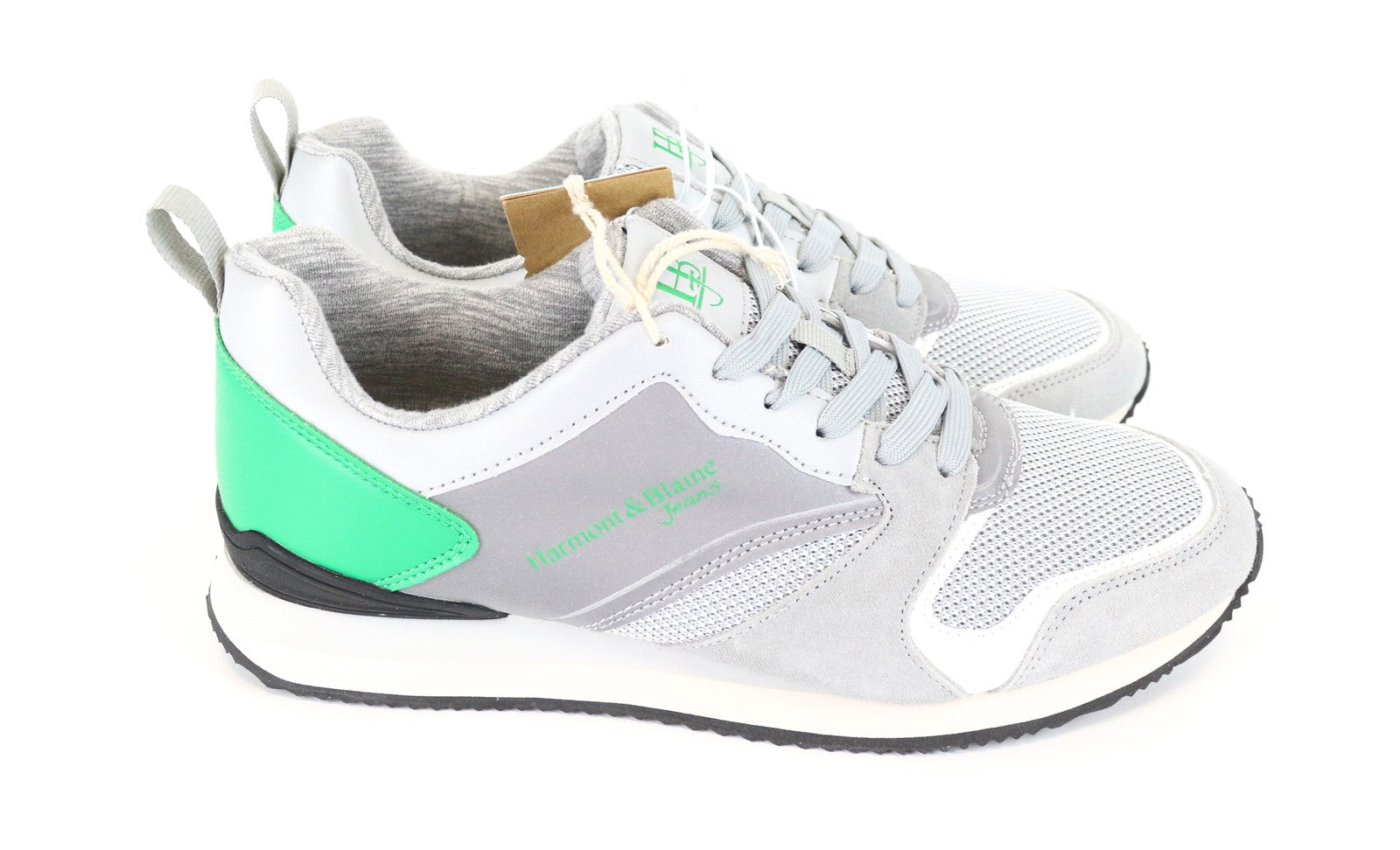 HARMONT &amp; BLAINE pilki šviesą atspindintys žemapadžiai sportbačiai su atšvaitais, EU42, unisex sportbačiai 