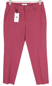 PT TORINO Niujorko moteriškos kelnės 42 W30 violetinės raštuotos iki kulkšnių siaurėjančios 