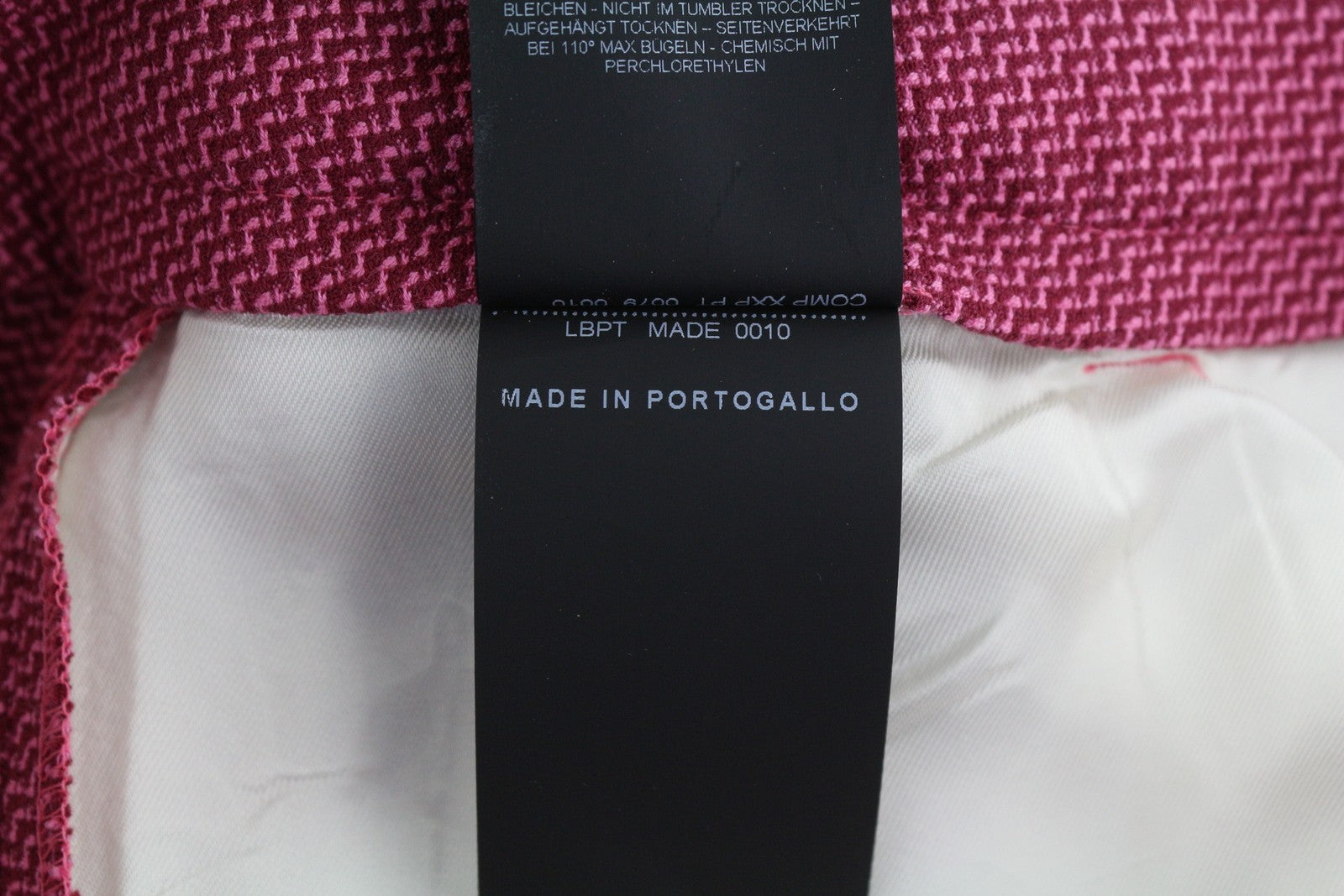 PT TORINO Niujorko moteriškos kelnės 42 W30 violetinės raštuotos iki kulkšnių siaurėjančios 