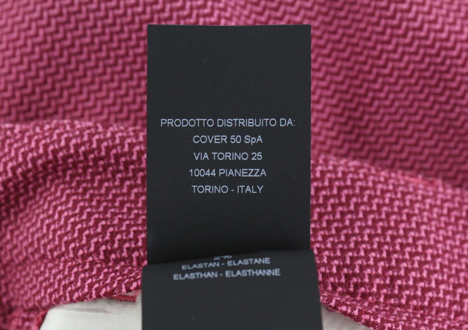 PT TORINO Niujorko moteriškos kelnės 42 W30 violetinės raštuotos iki kulkšnių siaurėjančios 