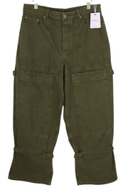 BALTOS VIRGIL ABLOH „Garmdyed Canv Relax“ vyriškos džinsinės kelnės, žalios, 34 cm, rekomenduojama mažmeninė kaina – 799 € 