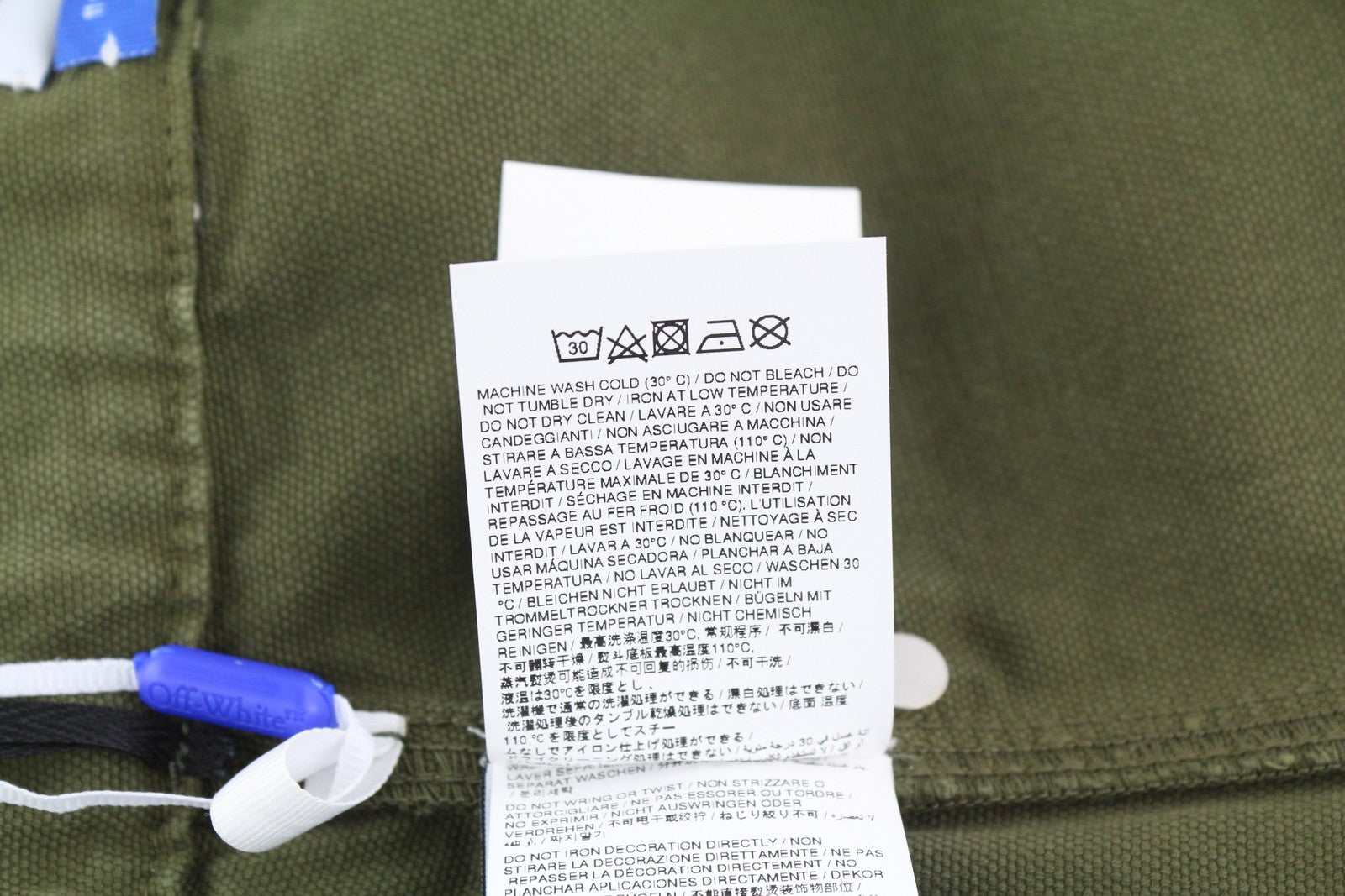 BALTOS VIRGIL ABLOH „Garmdyed Canv Relax“ vyriškos džinsinės kelnės, žalios, 34 cm, rekomenduojama mažmeninė kaina – 799 € 