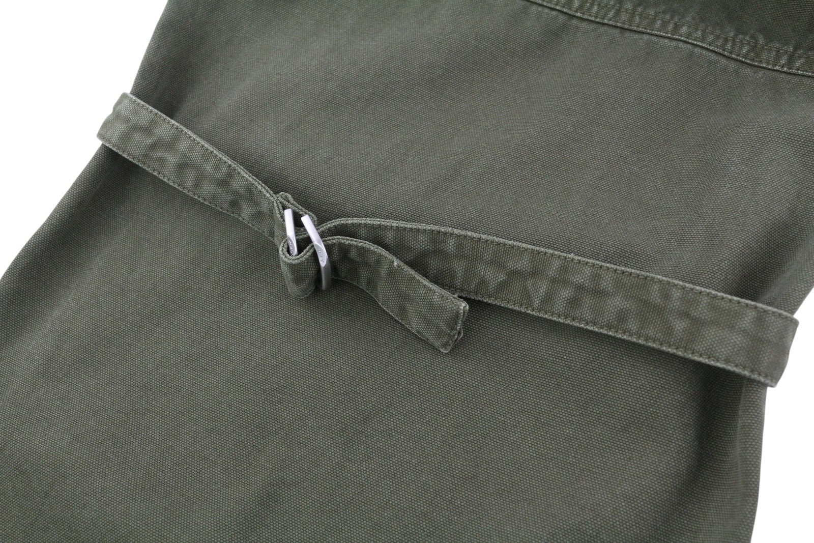 BALTOS VIRGIL ABLOH „Garmdyed Canv Relax“ vyriškos džinsinės kelnės, žalios, 34 cm, rekomenduojama mažmeninė kaina – 799 € 