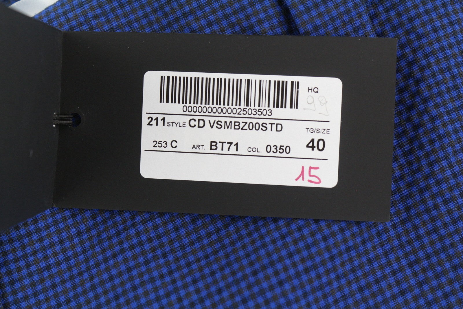 PT TORINO Ambra moteriškos kelnės 40 W30 mėlynos raštuotos atlenktos siaurėjančios iki kulkšnies 