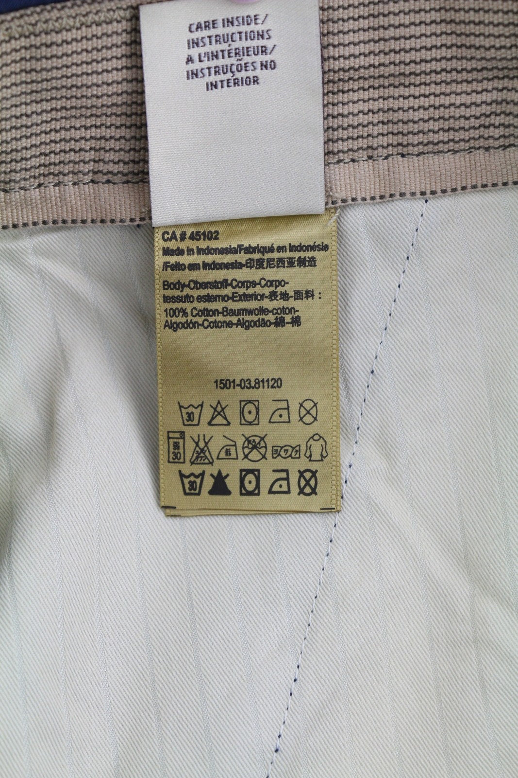 SCOTCH & SODA Men Shorts W29 Blue Cargo Zip Fly 5-Design Pockets Logo Casual