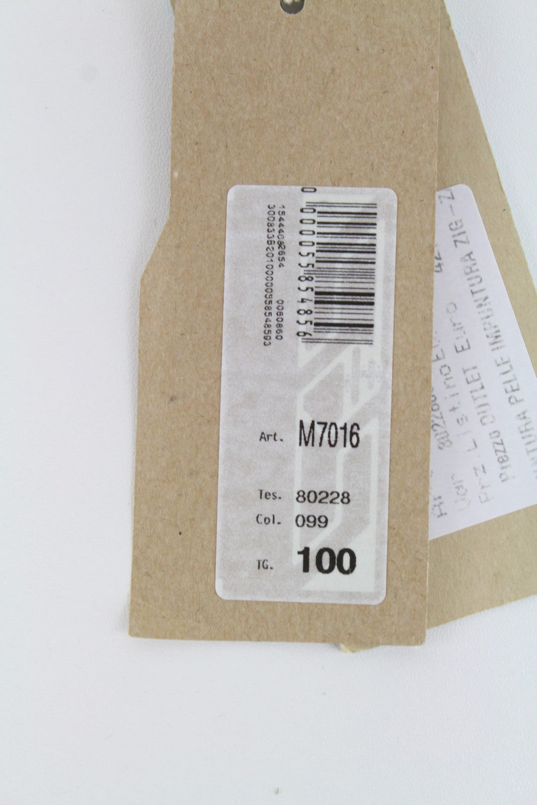 HARMONT &amp; BLAINE rudas odinis diržas, 100 cm, su apvalia sagtimi ir metaline sagtimi