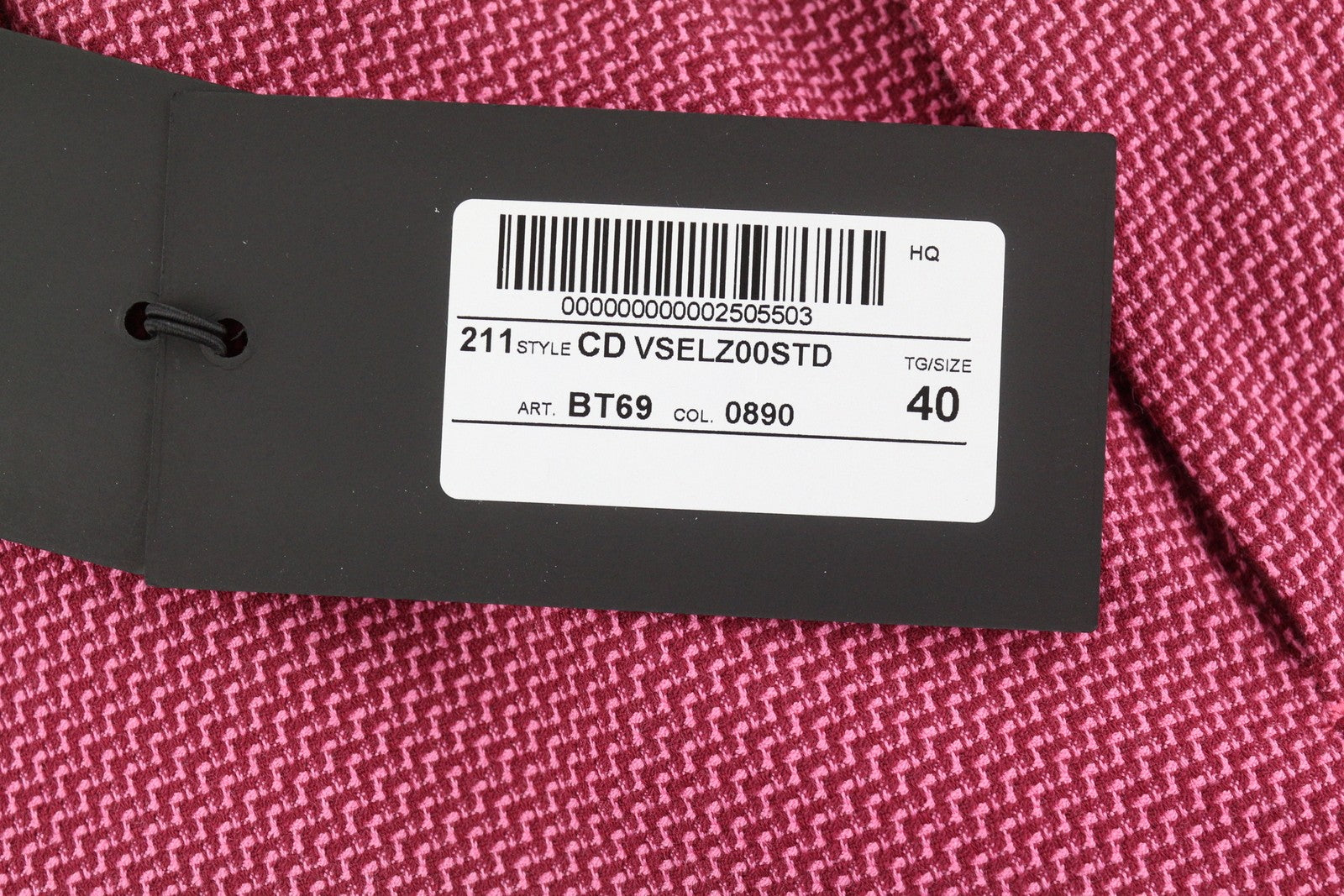 PT TORINO Elsa moteriškos kelnės 40 W28 violetinės raštuotos plataus kirpimo kelnės su užtrauktukais 