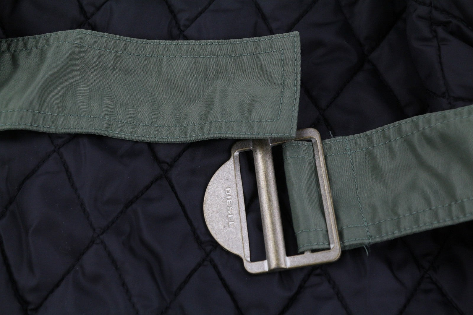 DIESEL W-Claud Mens Jacket L Oversized Parka RRP€395 Removable Faux Fur Hood