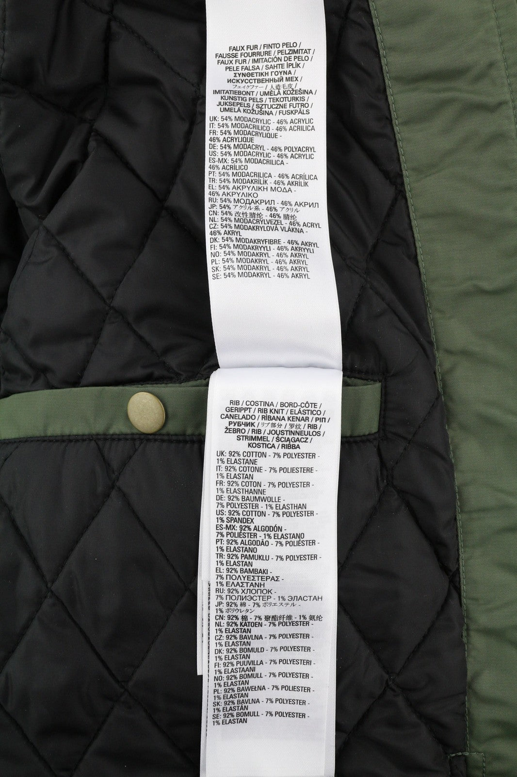 DIESEL W-Claud vyriška striukė L, didelė parka, su išimamu dirbtiniu kailiu, žalia, RRP 395 € 