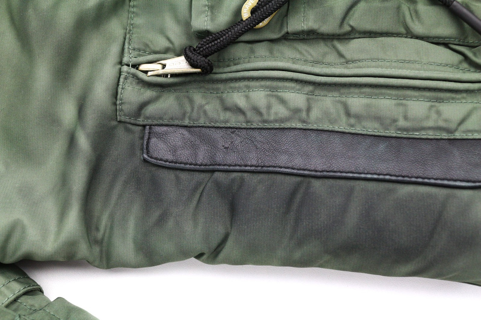 DIESEL W-Claud vyriška striukė L, didelė parka, su išimamu dirbtiniu kailiu, žalia, RRP 395 € 