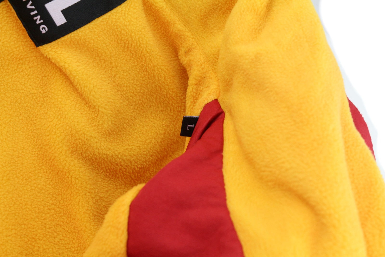 DIESEL W-Trodd Mens Jacket L Oversized Fleece Lined Hooded Coated Red RRP€395