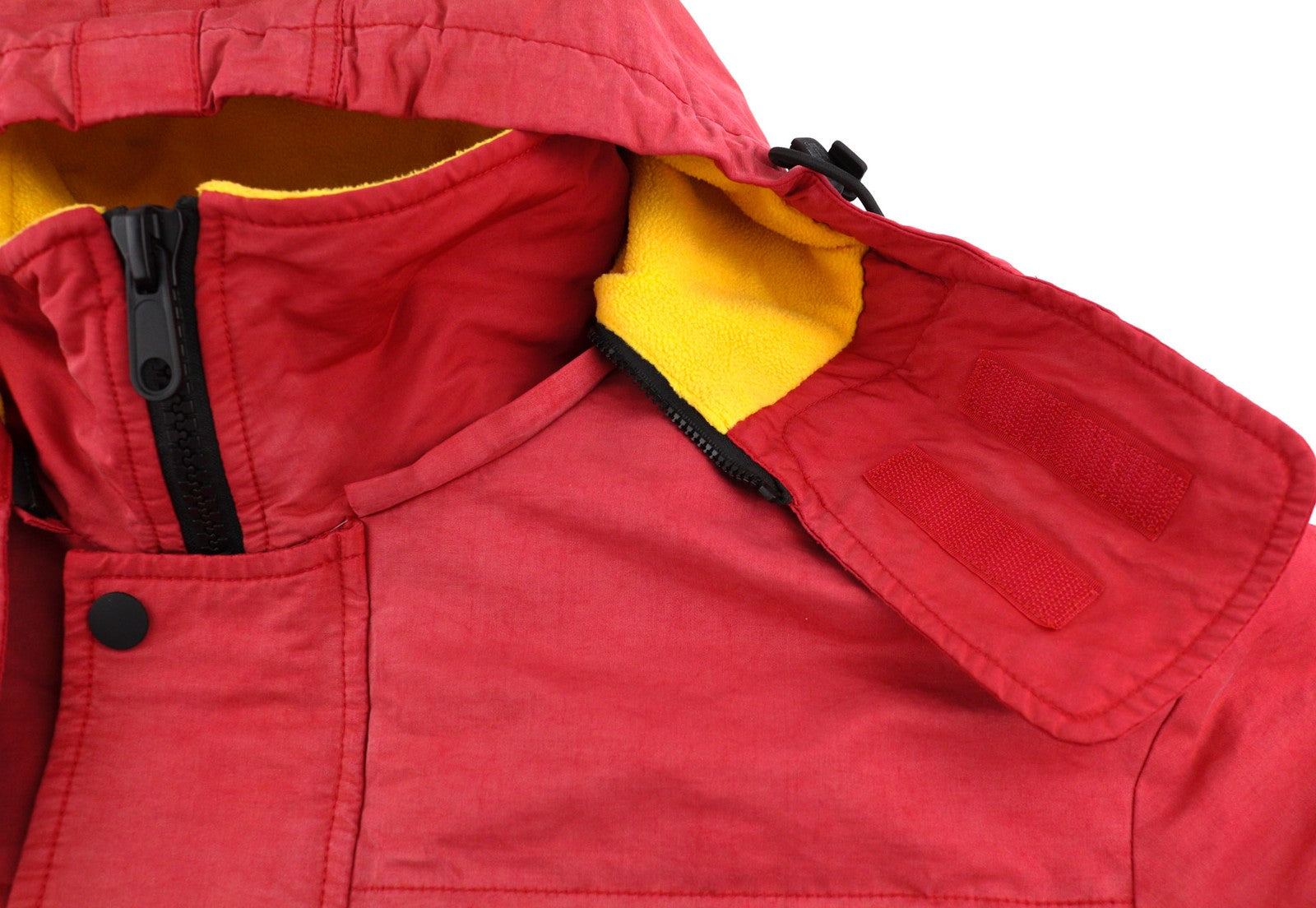 DIESEL W-Trodd vyriška striukė M su fliso pamušalu, gobtuvu ir gobtuvu, raudona, RRP 395 € 