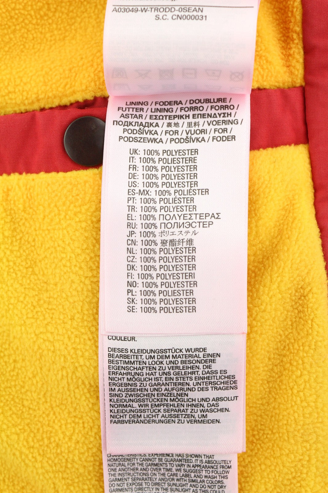 DIESEL W-Trodd vyriška striukė M su fliso pamušalu, gobtuvu ir gobtuvu, raudona, RRP 395 € 