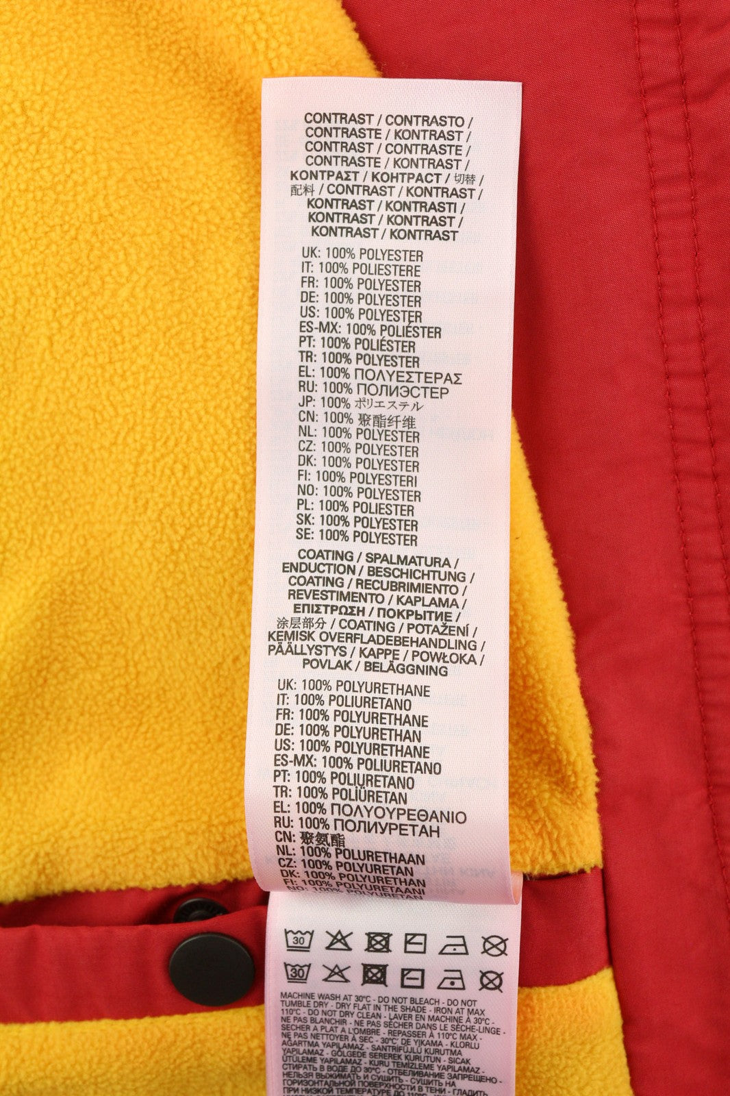 DIESEL W-Trodd vyriška striukė L dydžio, su fliso pamušalu, gobtuvu ir gobtuvu, raudona, RRP 395 € 