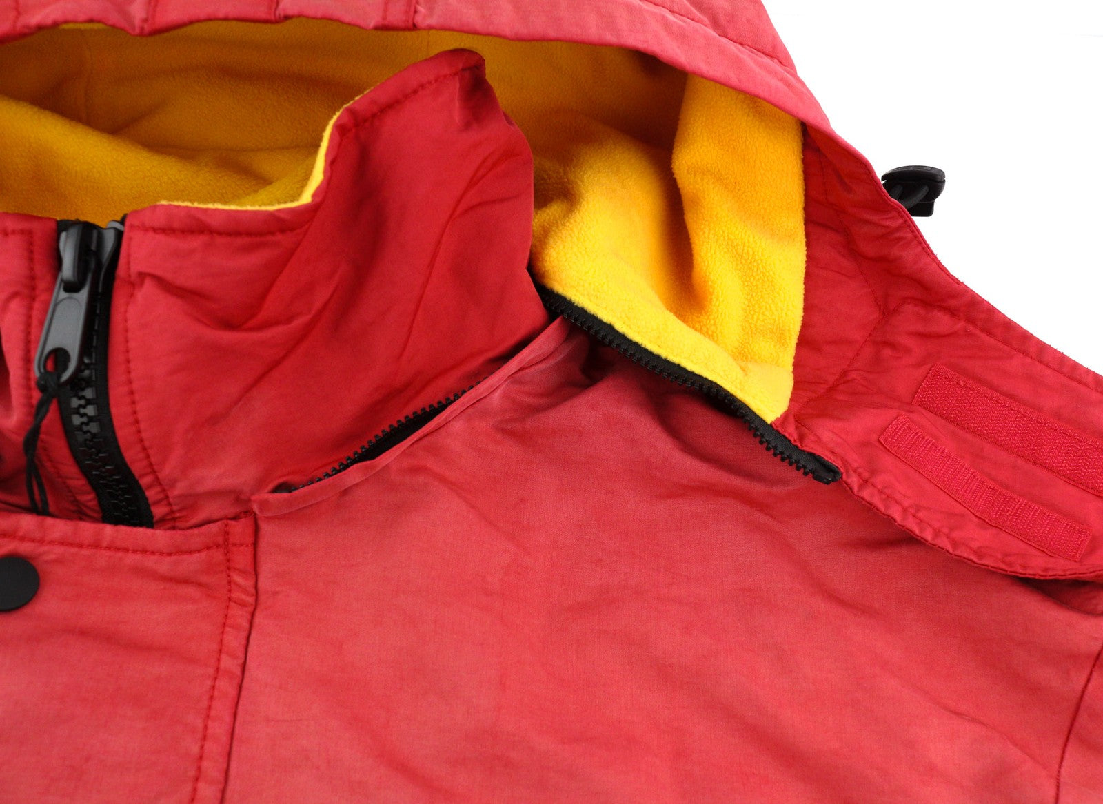 DIESEL W-Trodd vyriška striukė XL dydžio, su fliso pamušalu, gobtuvu ir gobtuvu, raudona, RRP 395 € 