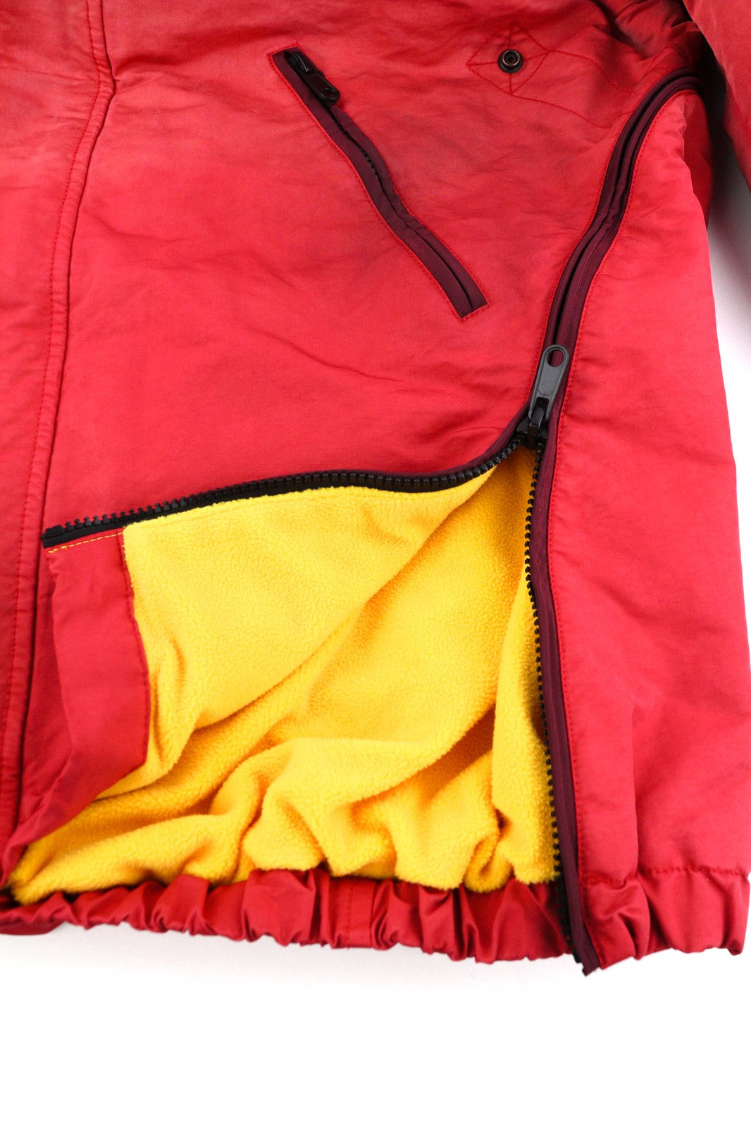 DIESEL W-Trodd vyriška striukė XL dydžio, su fliso pamušalu, gobtuvu ir gobtuvu, raudona, RRP 395 € 