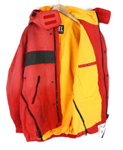 DIESEL W-Trodd vyriška striukė 2XL su fliso pamušalu, gobtuvu ir gobtuvu, raudona, RRP 395 €