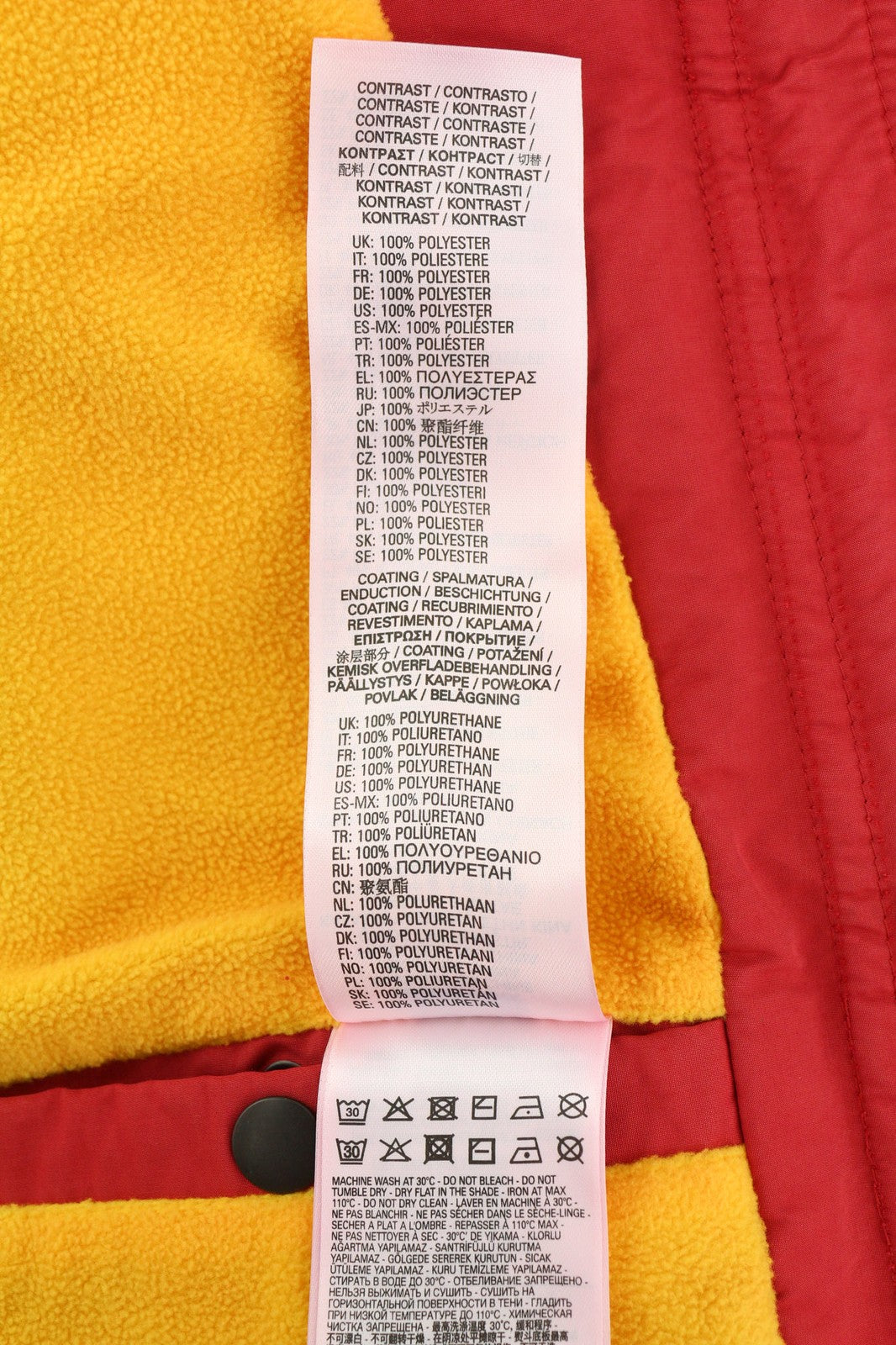 DIESEL W-Trodd vyriška striukė 2XL su fliso pamušalu, gobtuvu ir gobtuvu, raudona, RRP 395 €