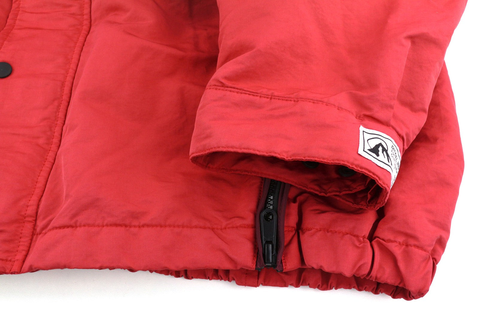 DIESEL W-Trodd vyriška striukė 2XL su fliso pamušalu, gobtuvu ir gobtuvu, raudona, RRP 395 €