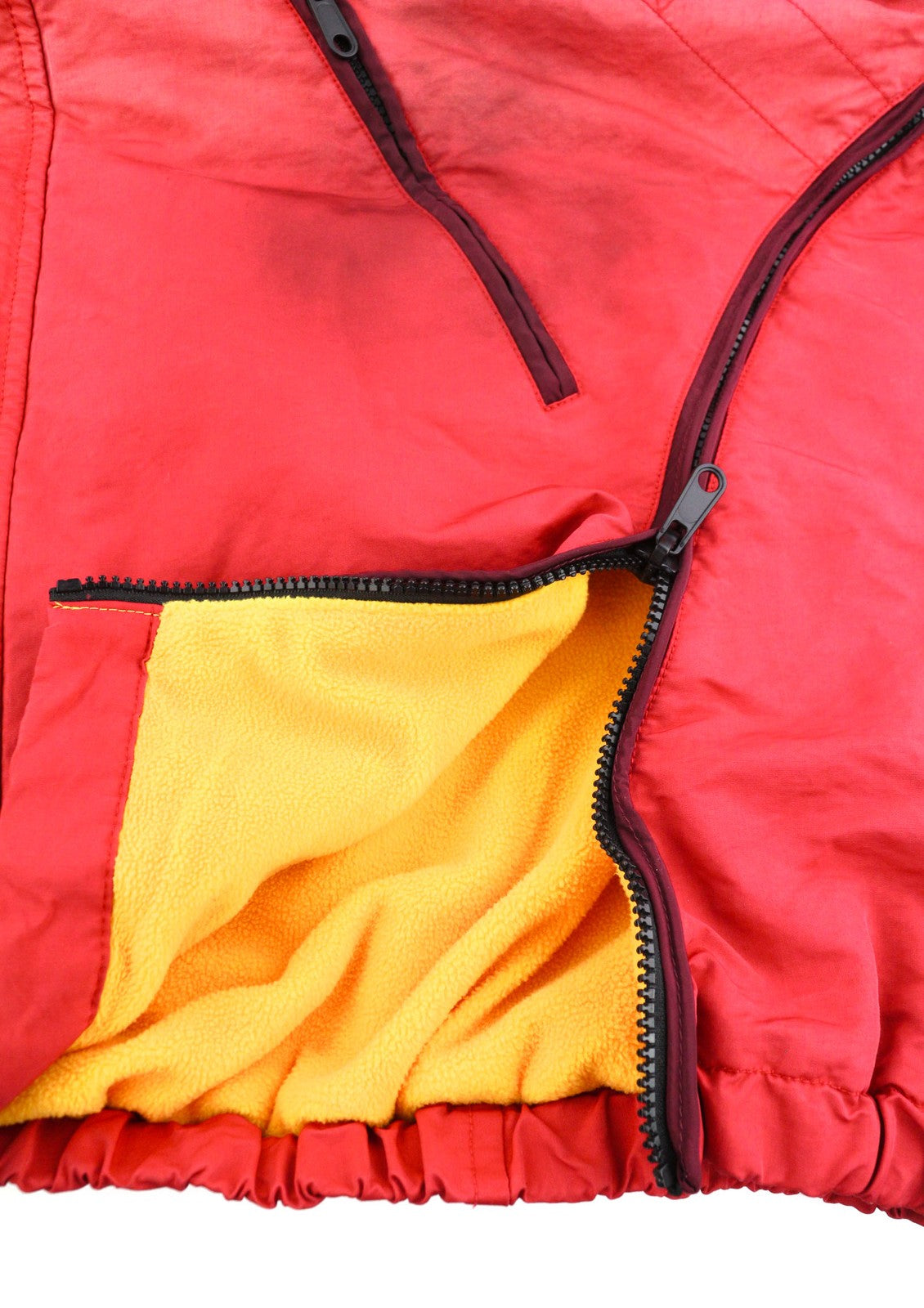 DIESEL W-Trodd vyriška striukė 2XL su fliso pamušalu, gobtuvu ir gobtuvu, raudona, RRP 395 €