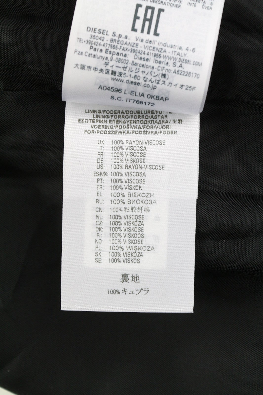 DIESEL L-Elia moteriška striukė M, bomber stiliaus, avikailio, odos, su užtrauktuku, pilka, RRP 795 €