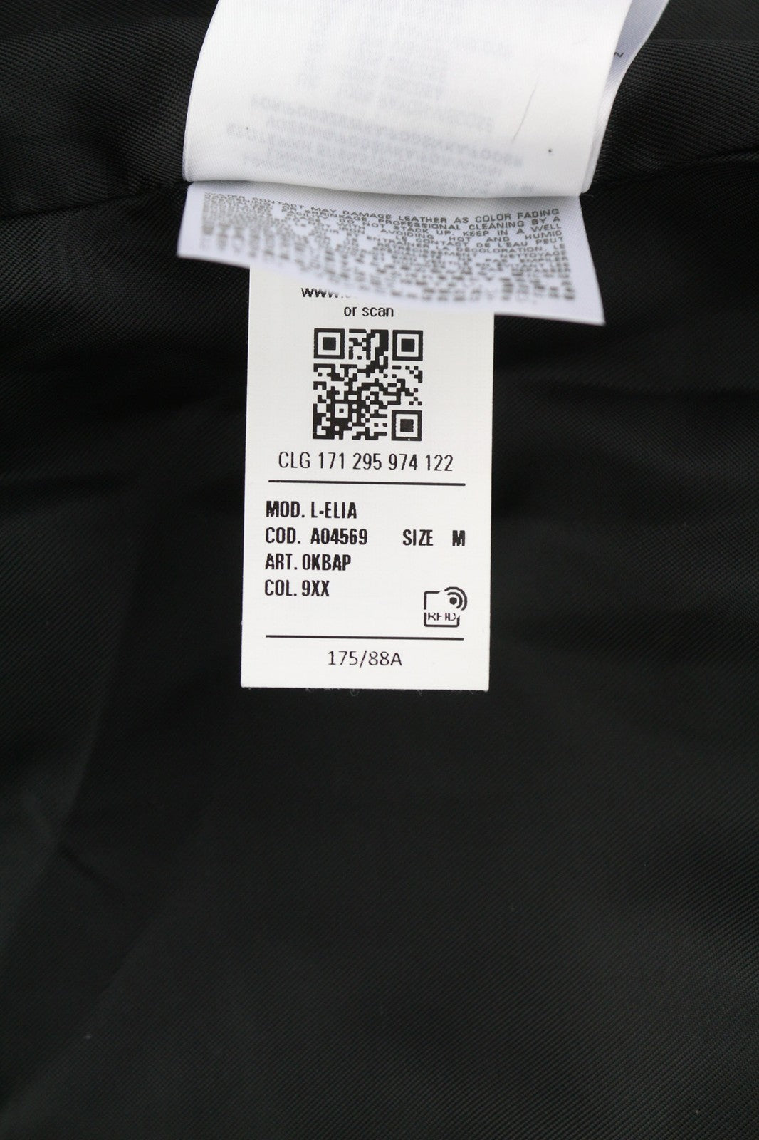 DIESEL L-Elia moteriška striukė M, bomber stiliaus, avikailio, odos, su užtrauktuku, pilka, RRP 795 €