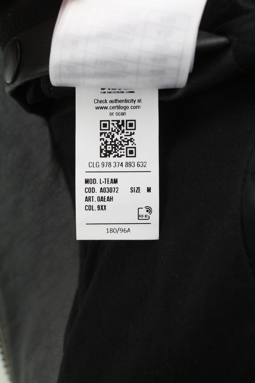 DIESEL L-Team vyriška striukė M, baikerio odos, paminkštinta pečių danga, sendinta, RRP 795 € 