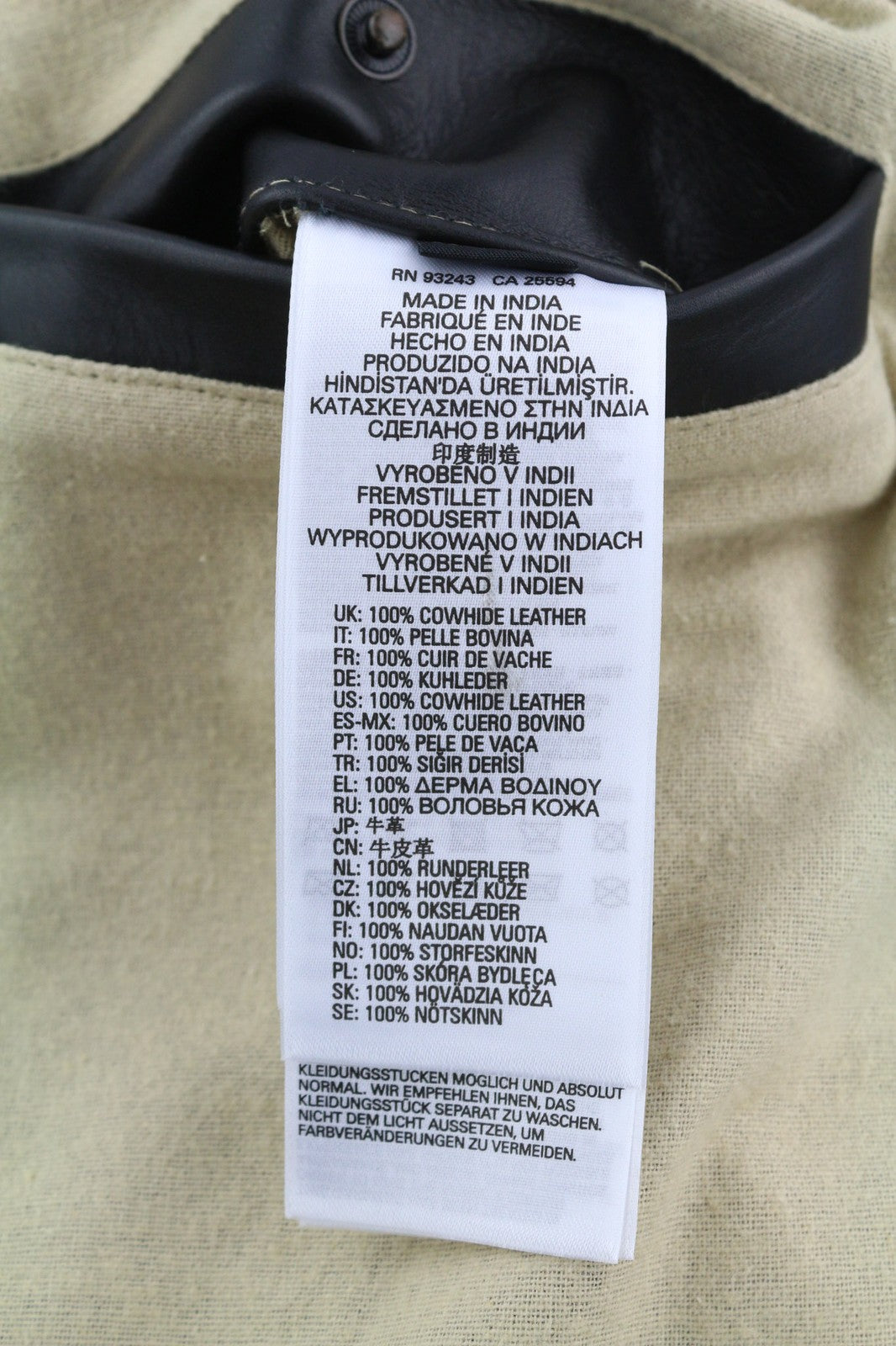 DIESEL L-Cale vyriška striukė L, juoda, su odiniu kaklo pamušalu, RRP 650 € 