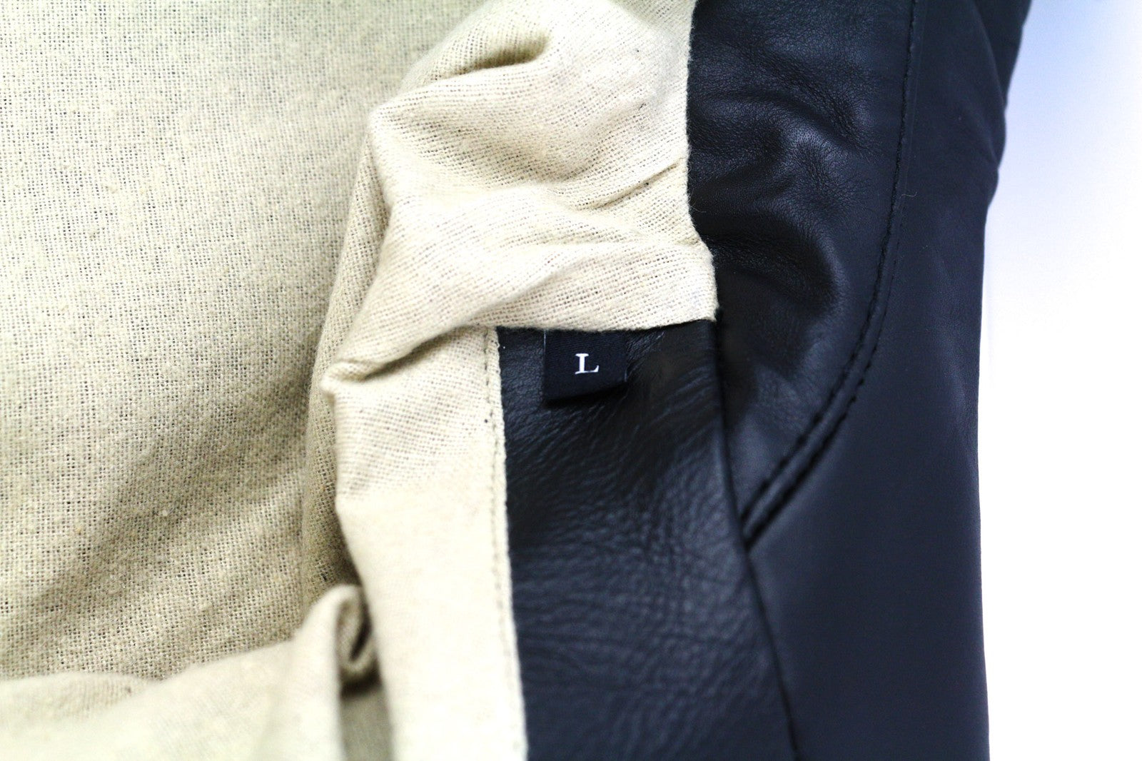 DIESEL L-Cale vyriška striukė L, juoda, su odiniu kaklo pamušalu, RRP 650 € 