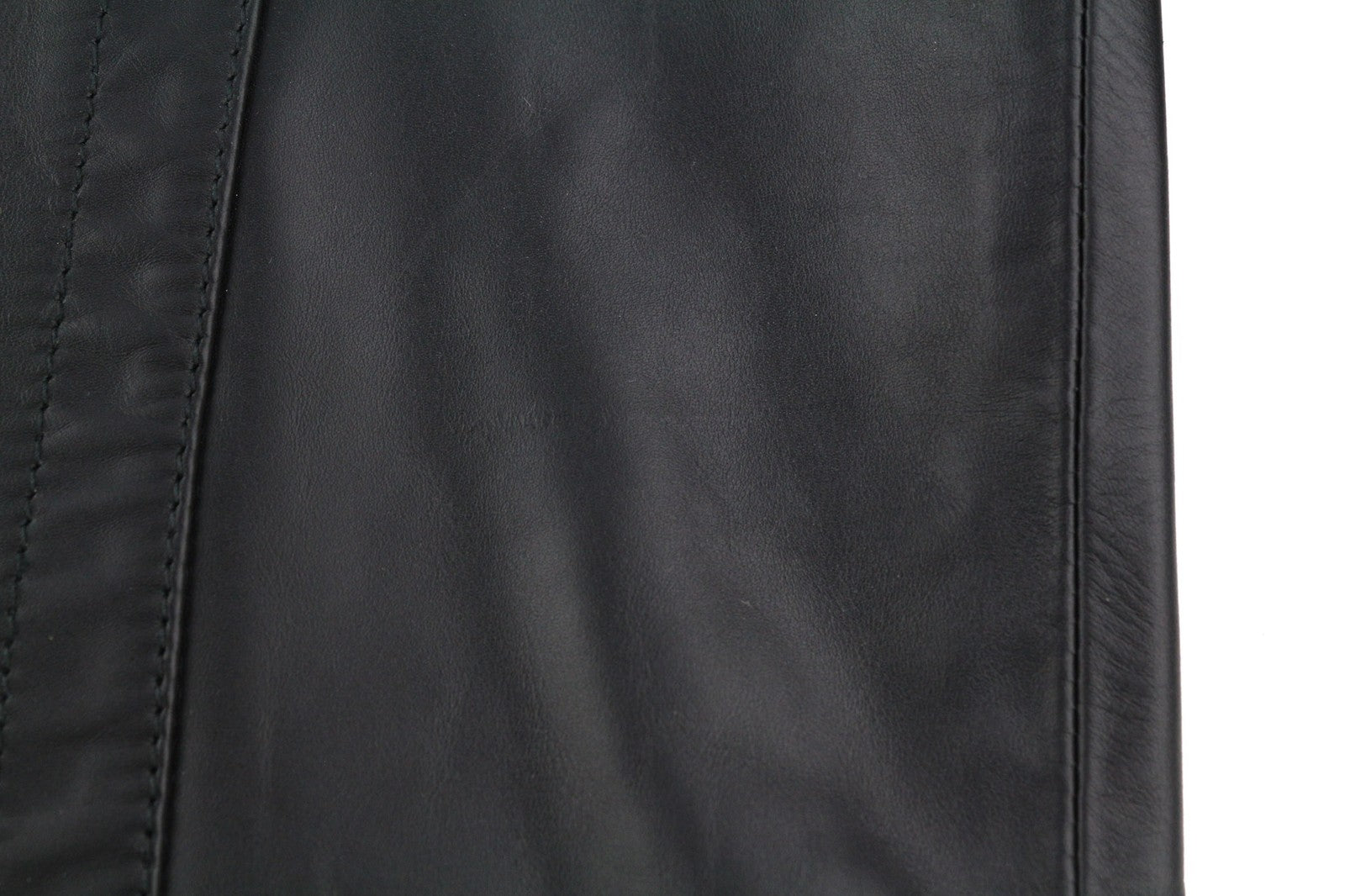 DIESEL L-Cale vyriška striukė L, juoda, odinė, su apykakle ir pamušalu, RRP 650 € 