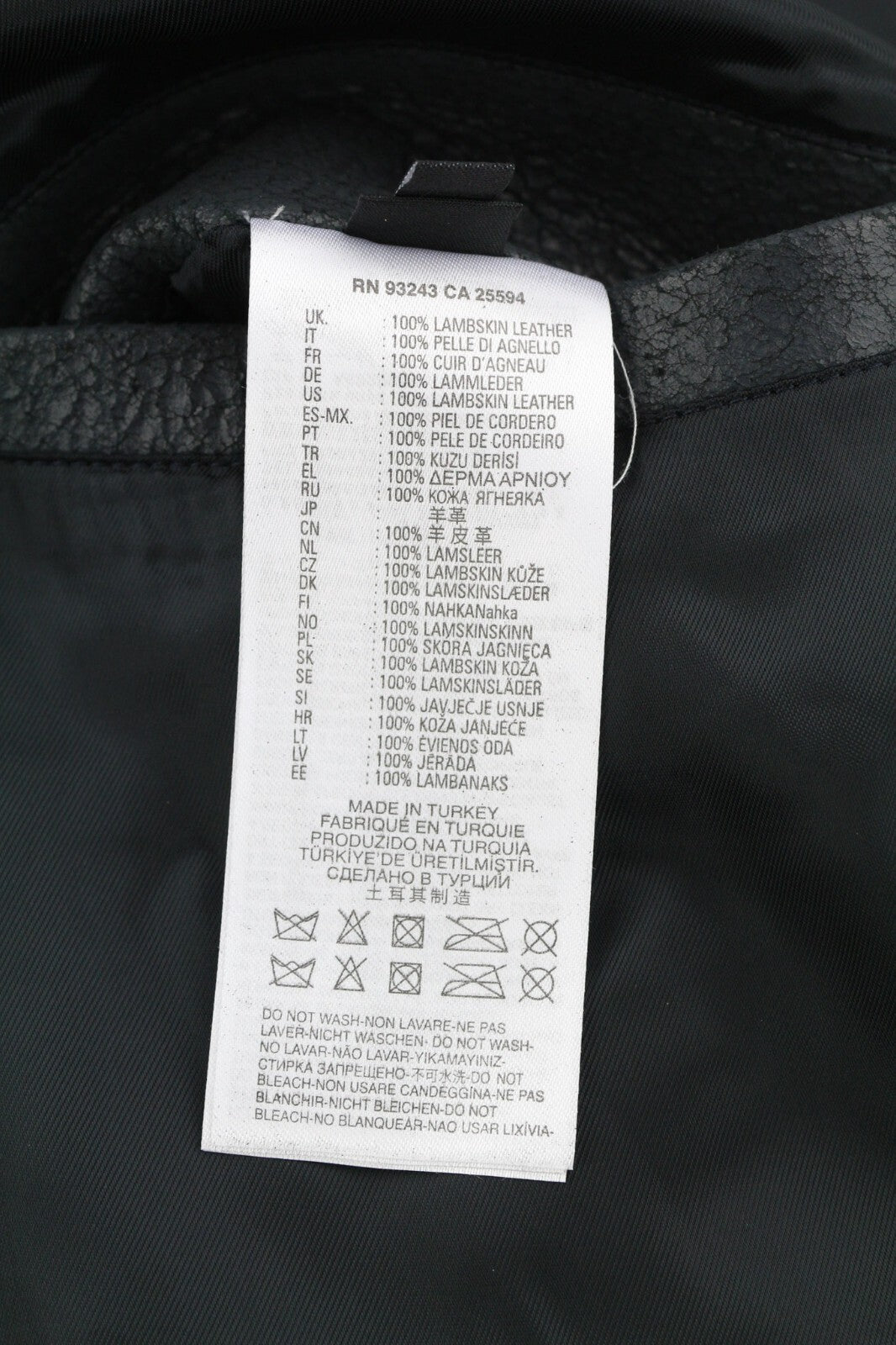 DIESEL L-Coat-CRK XL vyriškas ėriuko odos švarkas su įpjova ir sagomis, rekomenduojama kaina – 1195 € 