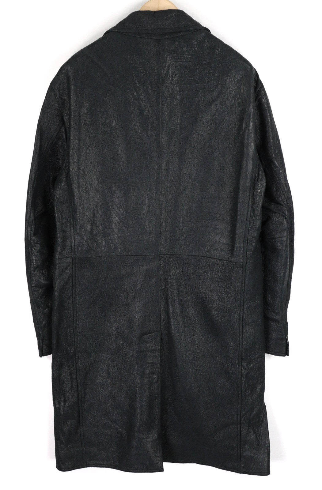 DIESEL L-Coat-CRK XL vyriškas ėriuko odos švarkas su įpjova ir sagomis, rekomenduojama kaina – 1195 € 