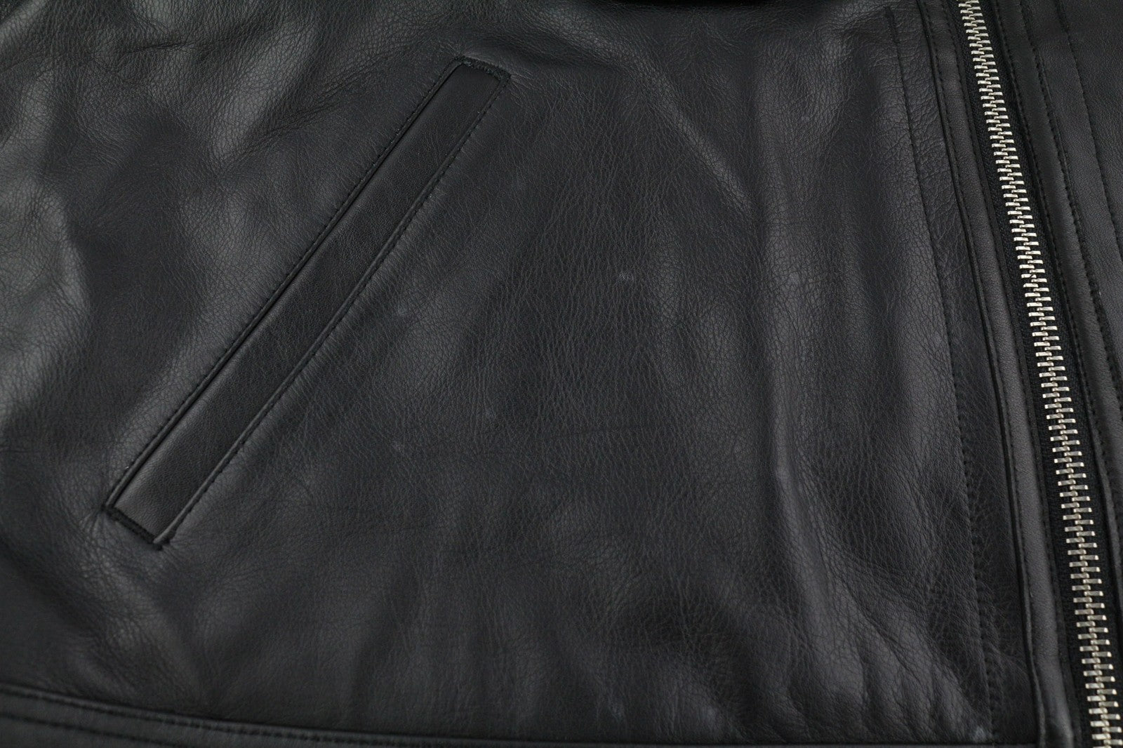 DIESEL L-Gilbert-Fur odinė vyriška striukė iš jaučio odos, avikailio, kailio, RRP 1095 € 