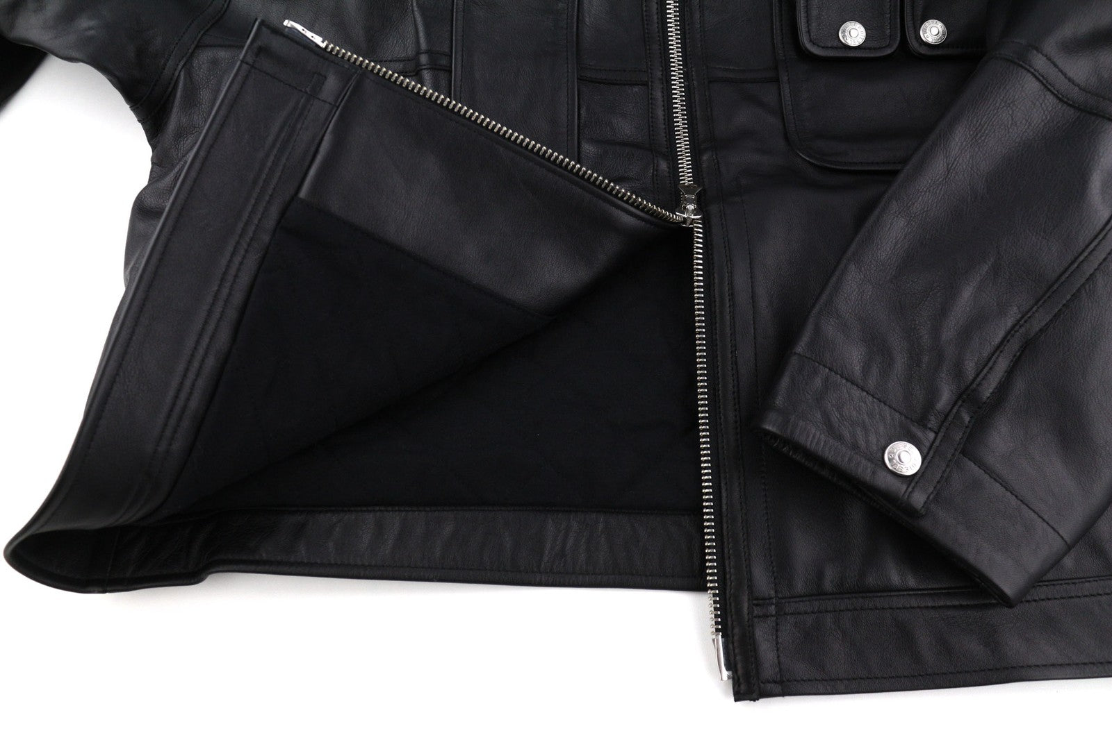 DIESEL L-Gilbert-Fur odinė vyriška striukė iš jaučio odos, avikailio, kailio, RRP 1095 € 