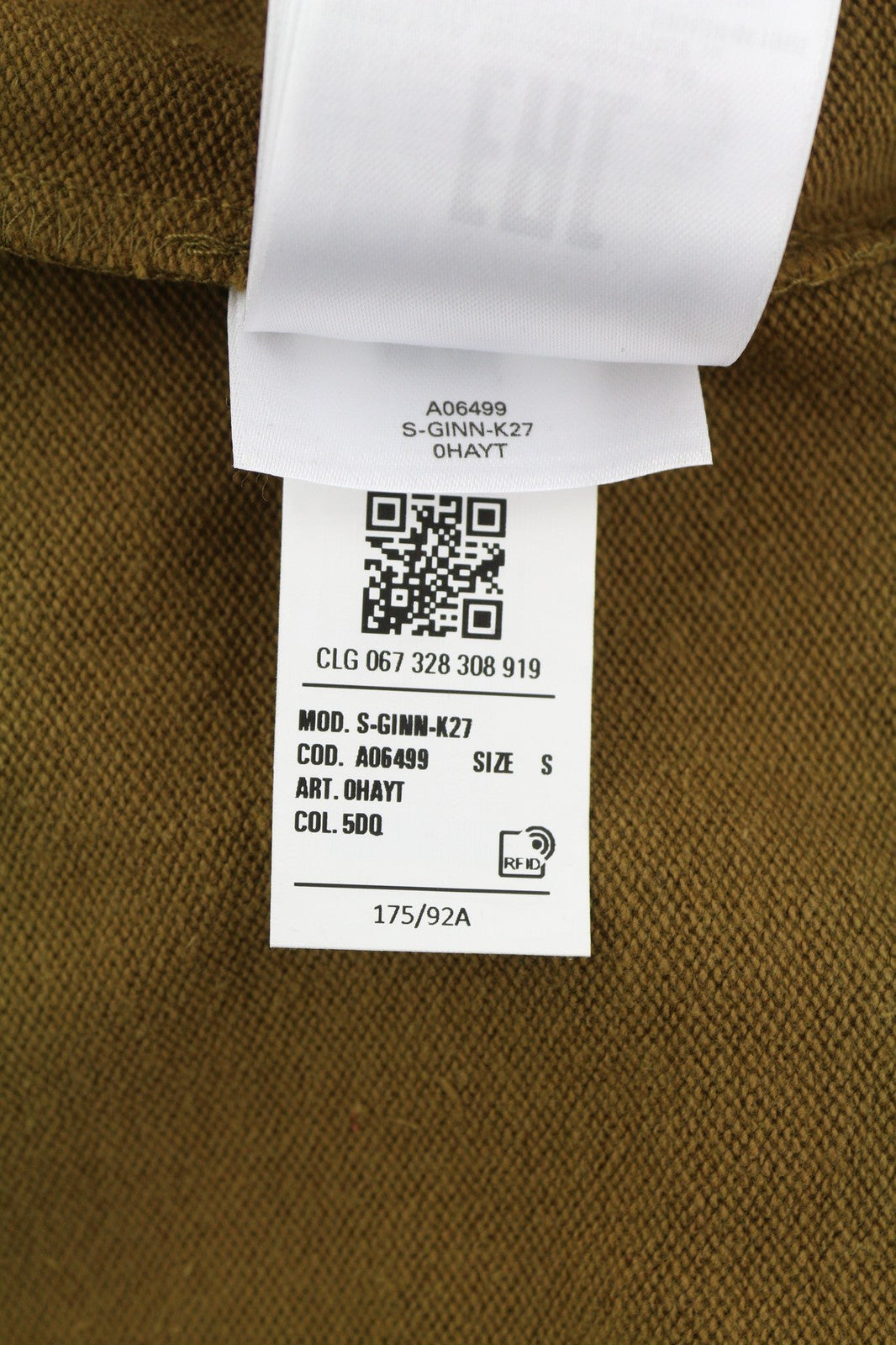 DIESEL S-Ginn-K27 vyriškas džemperis, rudas, su apvalia kaklu, S dydžio, RRP 125 € 