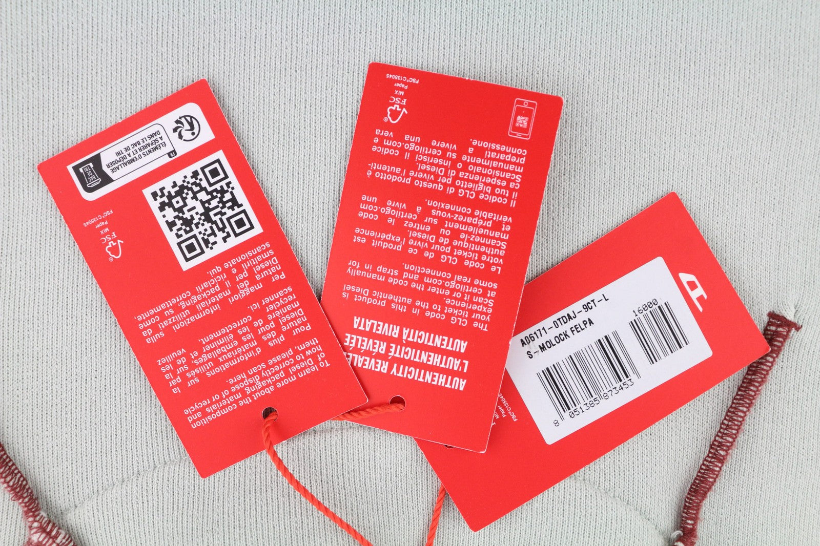 DIESEL S-Molock vyriškas džemperis L dydžio, šviesiai pilkas, megztinis su dideliu dydžiais, rekomenduojama kaina – 195 € 