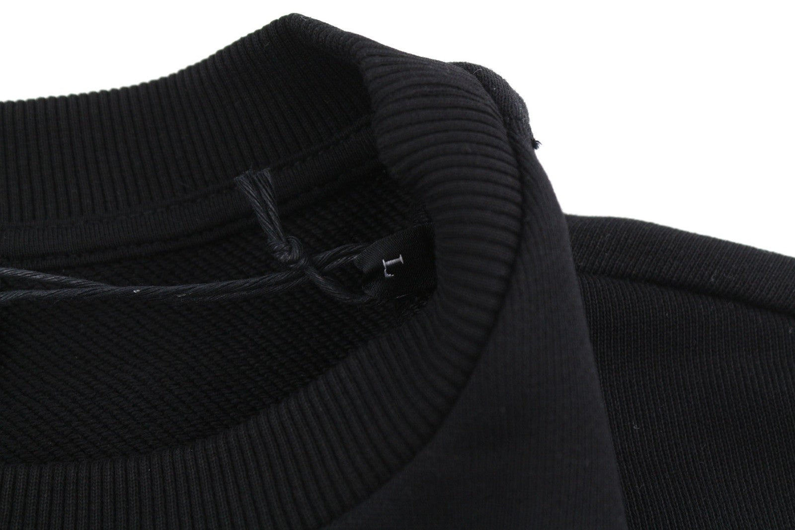 DIESEL S-Gir-Div-P vyriškas džemperis su apvalia apykakle, juodas, RRP 100 € 