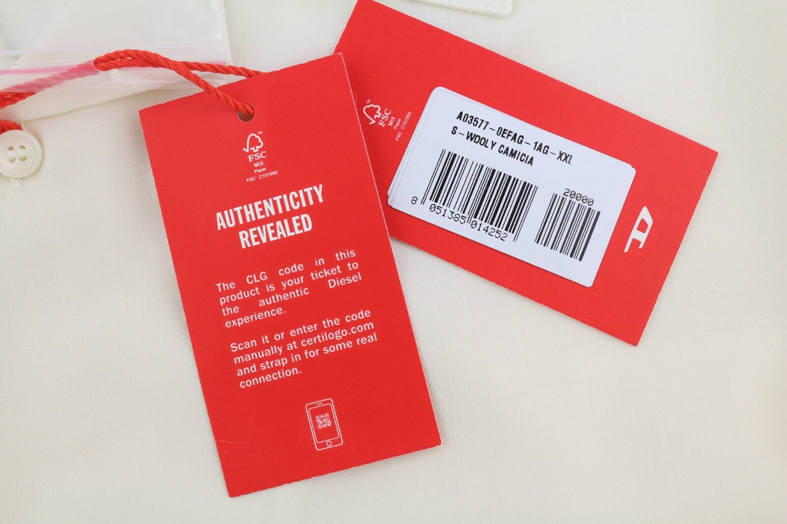 DIESEL S-Wooly vyriški marškinėliai, 2XL, rekomenduojama kaina – 195 €, vilnoniai marškinėliai su sagomis ir kišenėmis, šviesiai rudi. 