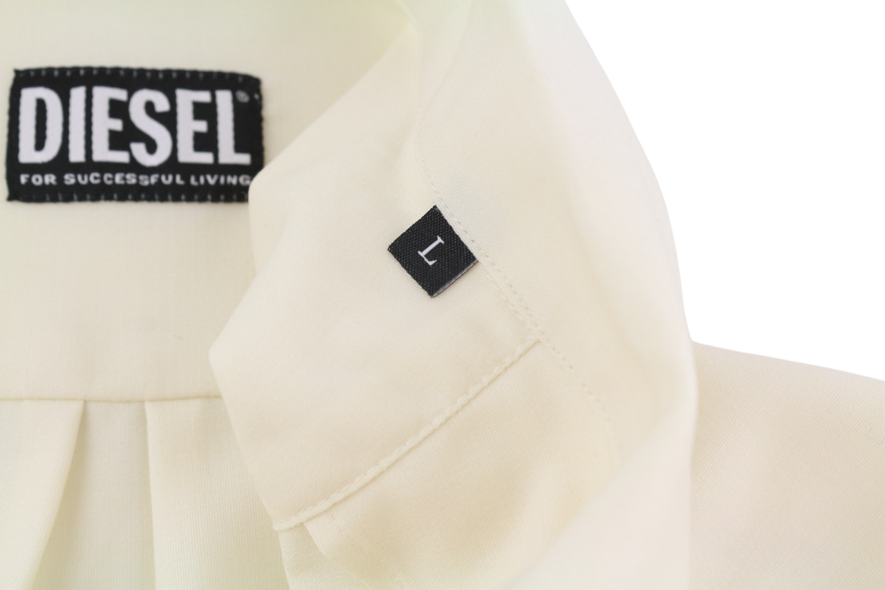 DIESEL S-Wooly vyriški marškinėliai L dydžio, rekomenduojama kaina 195 €, vilnoniai marškinėliai su sagomis užsegamomis kišenėmis, šviesiai rudi. 