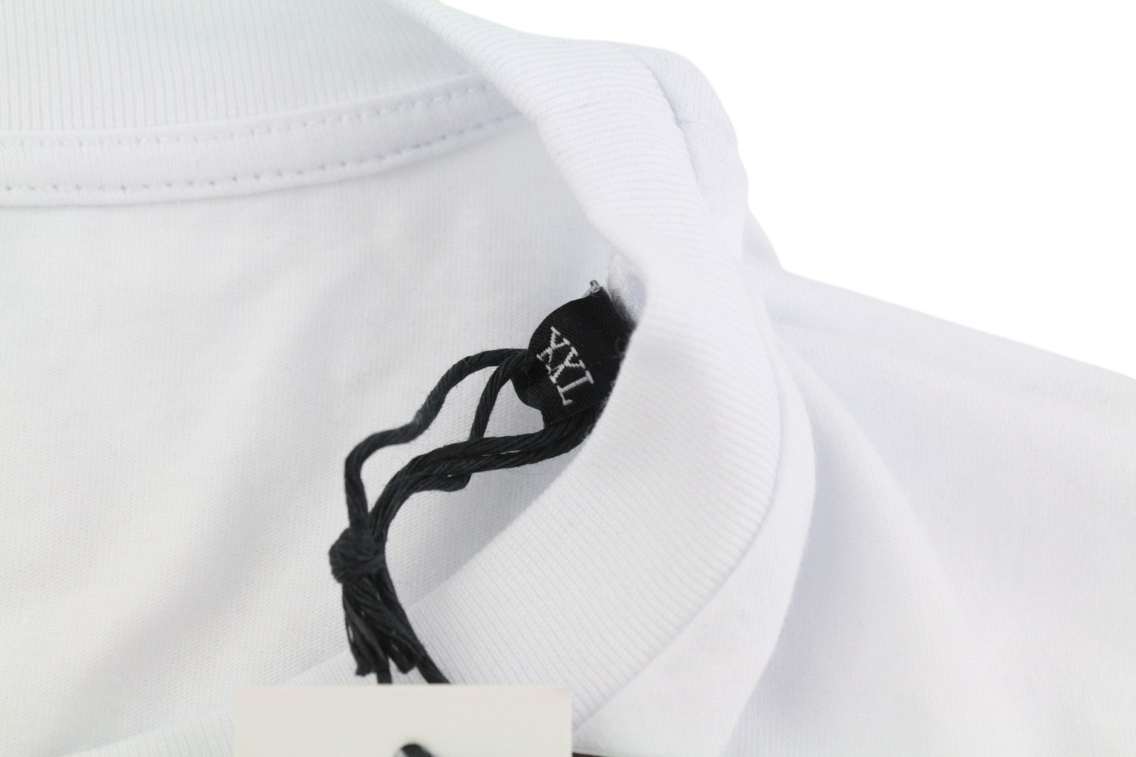 DIESEL T-Just-LS-Slits-B53 vyriški marškinėliai, 2XL, balti, megztiniai su apvalia kaklo iškirpte