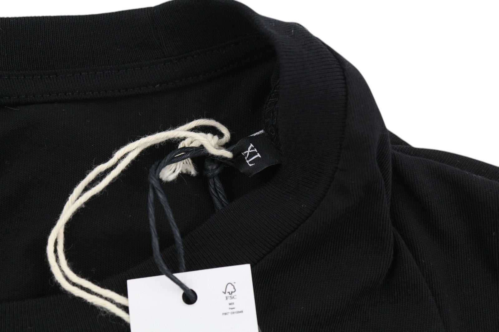 DIESEL T-Diegos-LS-K27 vyriški marškinėliai su XL dydžio juodais megztiniais ir apvalia apykakle 