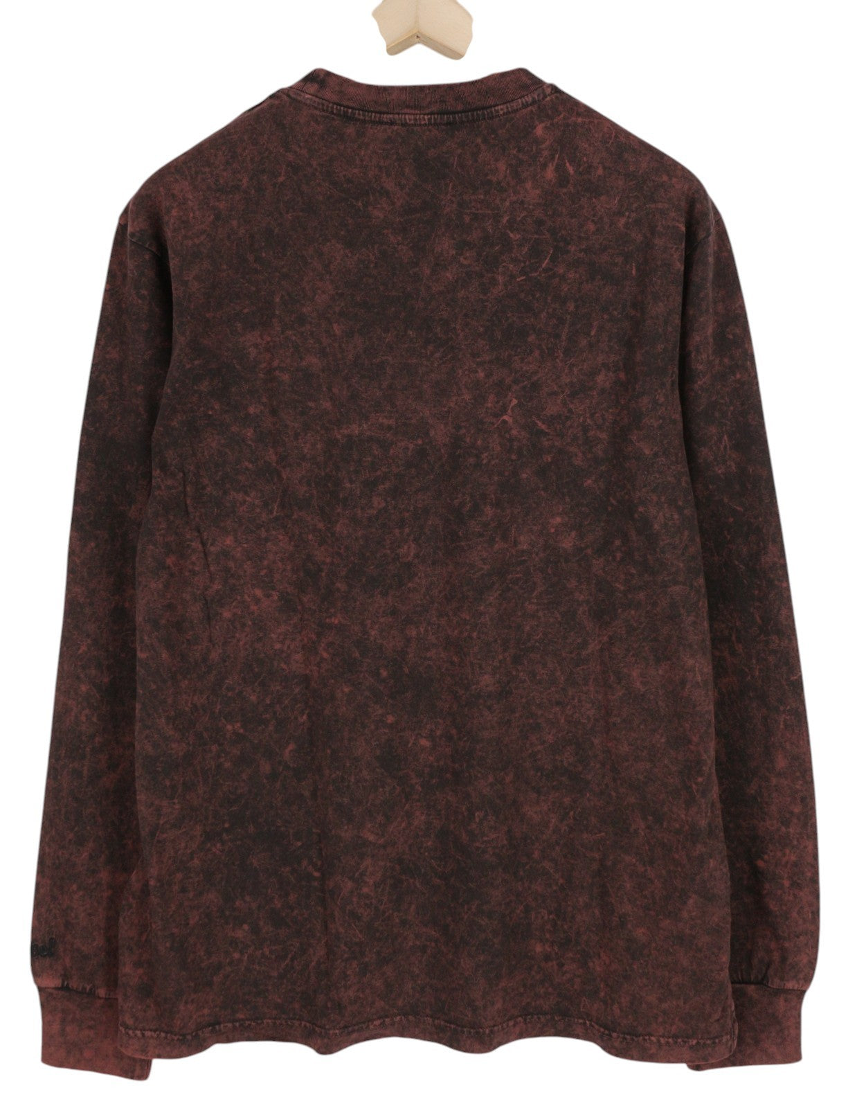 DIESEL T-Glyn vyriški marškinėliai ilgomis rankovėmis, rūgštinio plovimo efekto apvali kaklo iškirpte, RRP125