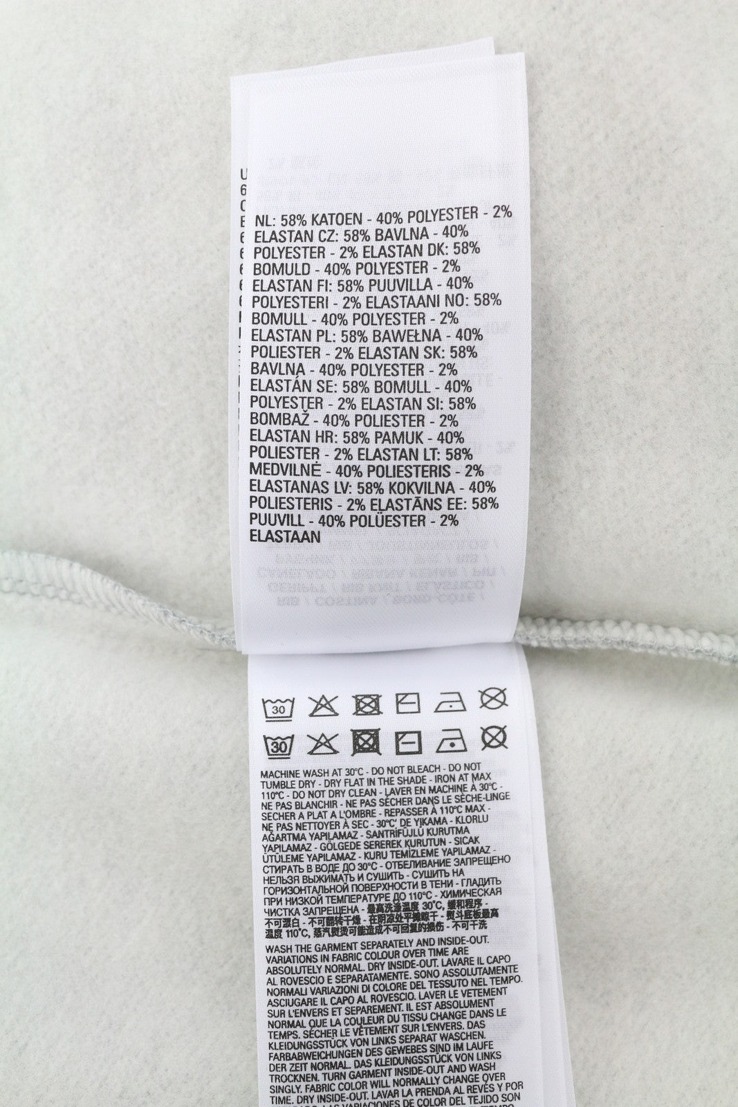 DIESEL S-Girk-Hood-B8 vyriškas džemperis su gobtuvu, pilkas melanžas, su kengūros kišene, RRP 130 € 