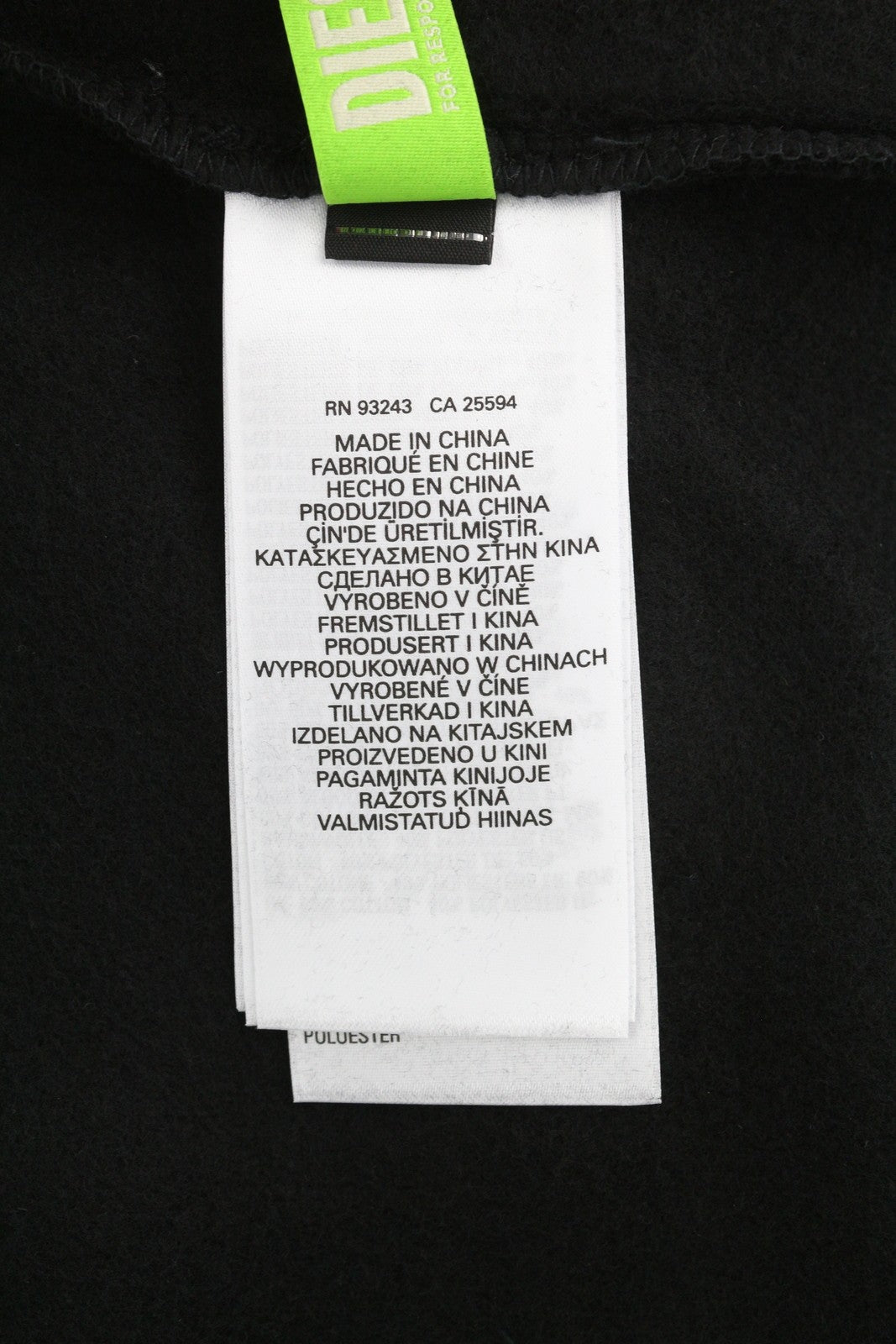 DIESEL S-Girk-Hood-B8 vyriškas džemperis su gobtuvu M, juodas, su kengūros kišene, RRP130