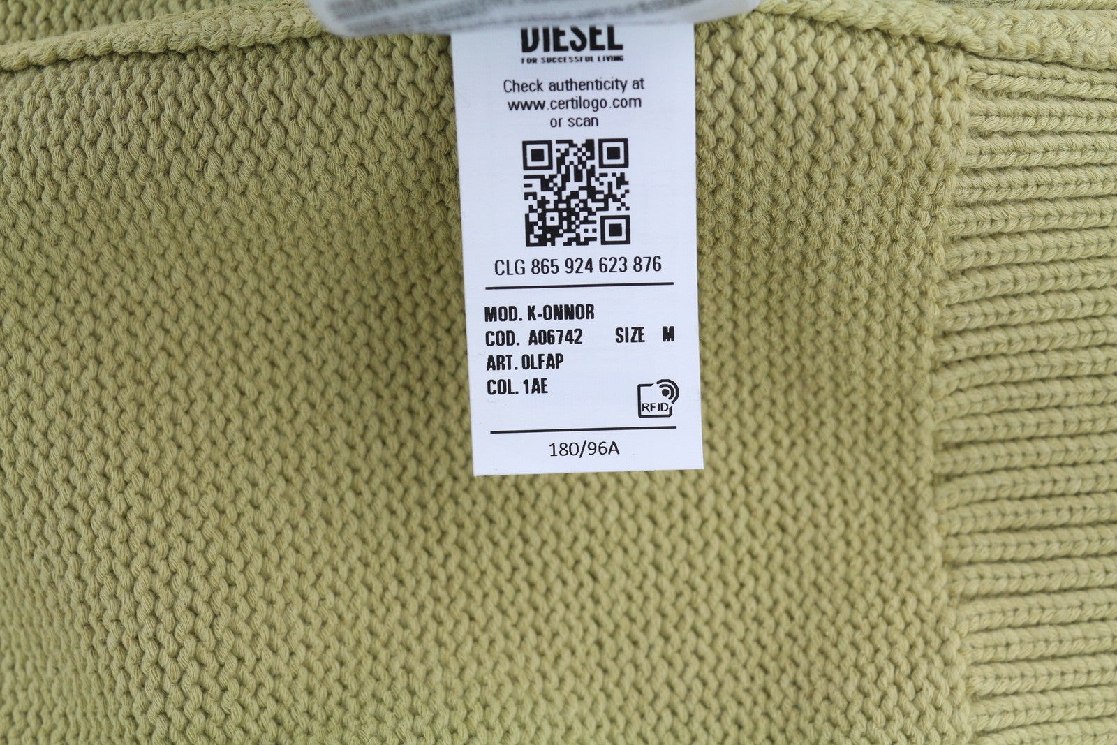 DIESEL K-Onnor vyriškas džemperis su gobtuvu, smėlio spalvos, aptemptas, užtrauktuku ilgomis rankovėmis, RRP 395 € 