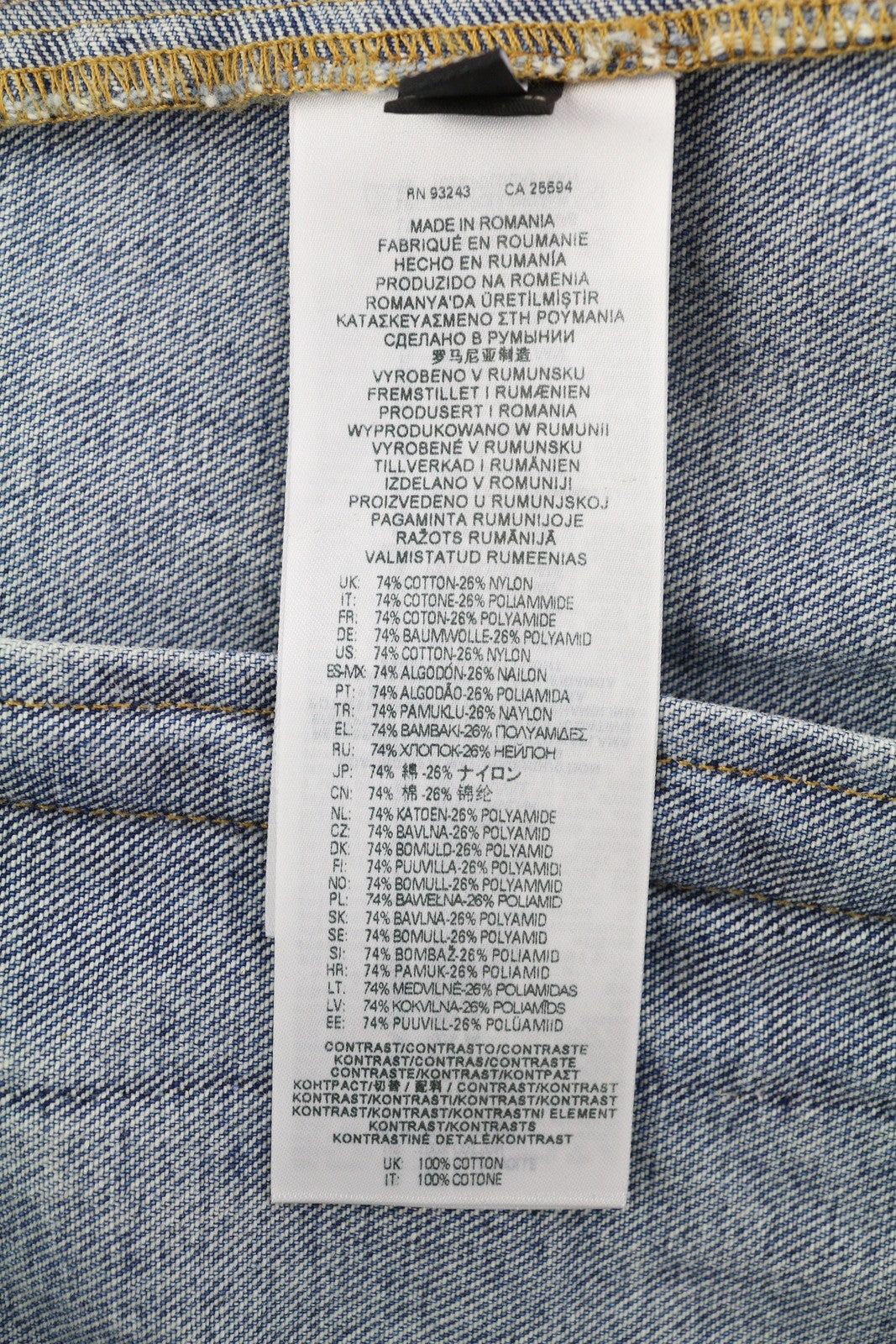 DIESEL K-Layton vyriška striukė, 2XL dydžio, dengta sunkvežimio tipo striuke su sagomis, rekomenduojama kaina – 450 € 